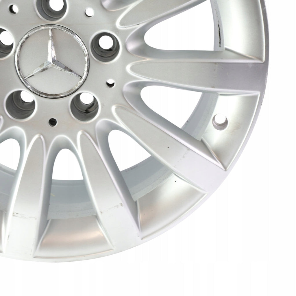 1x Alufelge 16 Zoll 7.5" 5x112 42ET Glanz Silber A2114015702 Mercedes-Benz W211 FEL4484355216rs