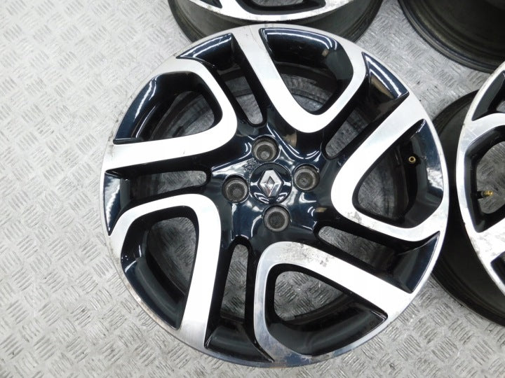 4x Alufelge 17 Zoll 6.5" 4x100 40ET Glanz 403005727R Renault Clio IV Captur I FEL1183589189rn