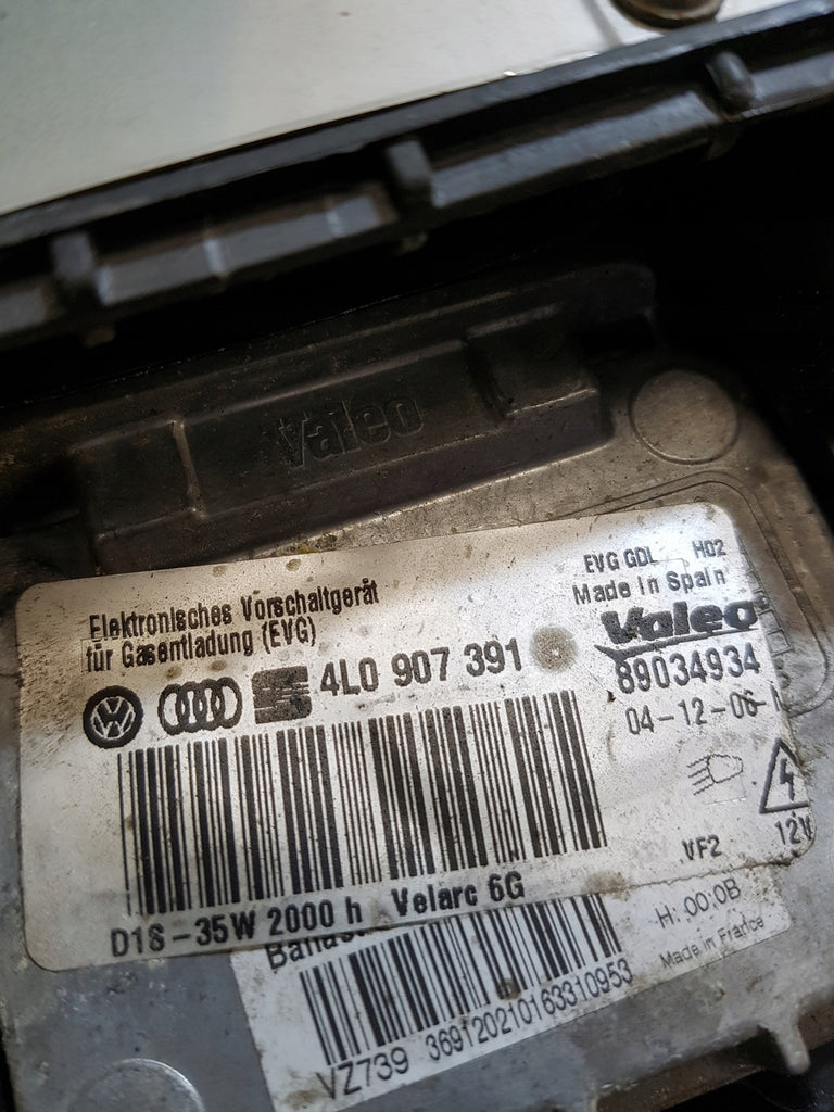 Frontscheinwerfer Audi Q7 4L0941029B 4L0907391 Xenon Links Headlight