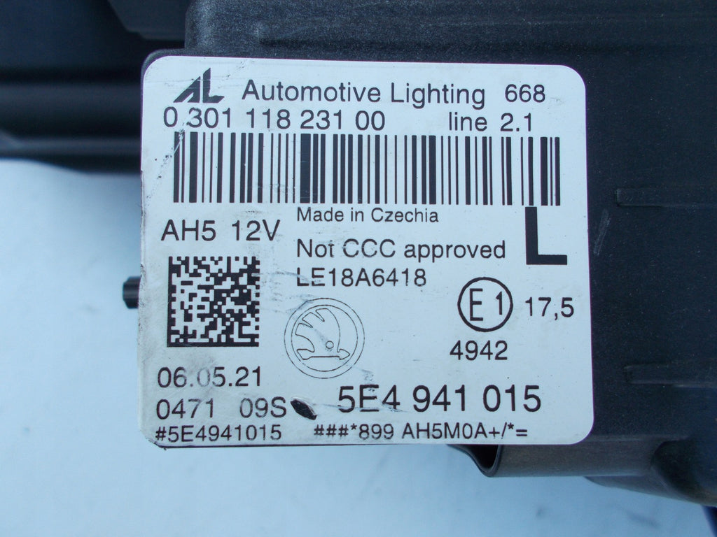 Frontscheinwerfer Skoda Octavia IV 5E4941015 LED Links Scheinwerfer Headlight SCH7754742620ia