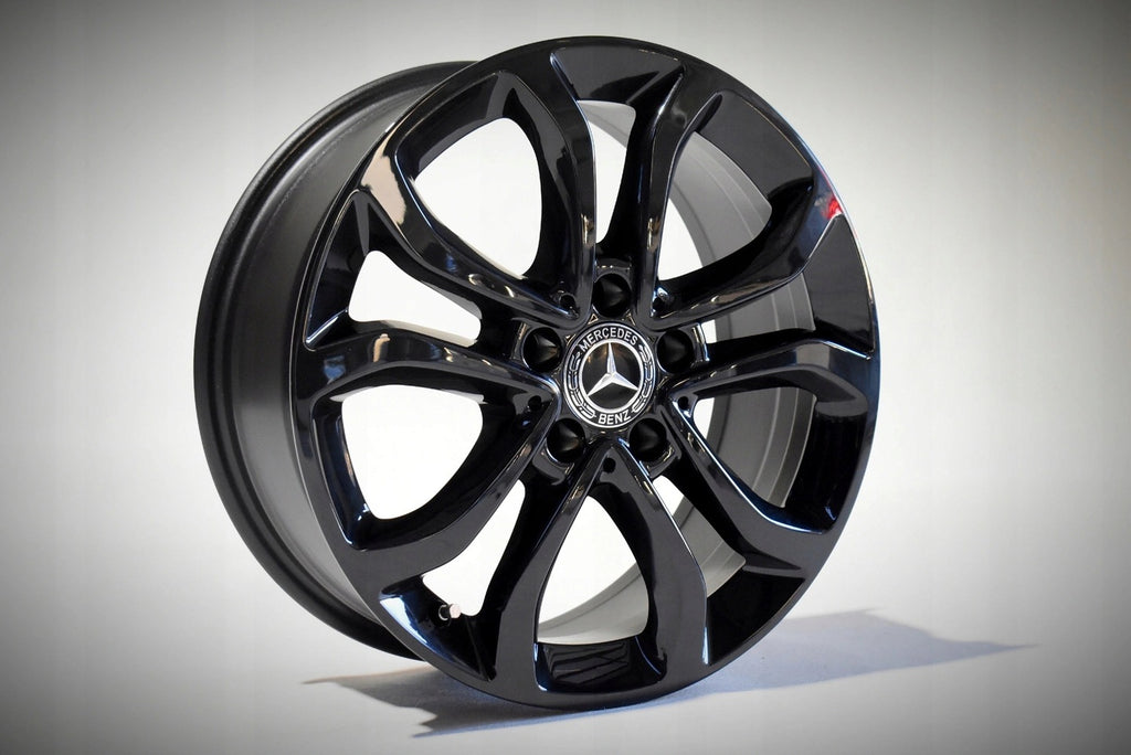 1x Alufelge 17 Zoll 7.0" 5x112 48ET Glanz Schwarz A2054010200 Mercedes-Benz W205