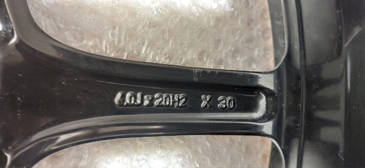 1x Alufelge 20 Zoll 6.0" 5x120 Schwarz D22FA Land Rover Rim Wheel FEL3993797052ml