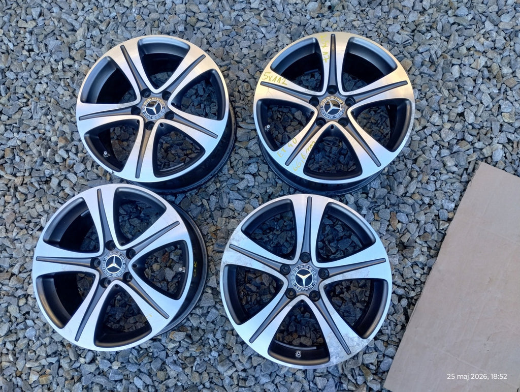 4x Alufelge 17 Zoll 7.5" 5x112 40ET A2134011200 87169090 Mercedes-Benz Rim Wheel FEL8996381472lg