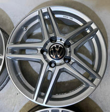 Load image into Gallery viewer, 4x Alufelge 16 Zoll 6.5" 5x112 38ET Glanz Silber KBA52323 Rim Wheel FEL6269339980bc