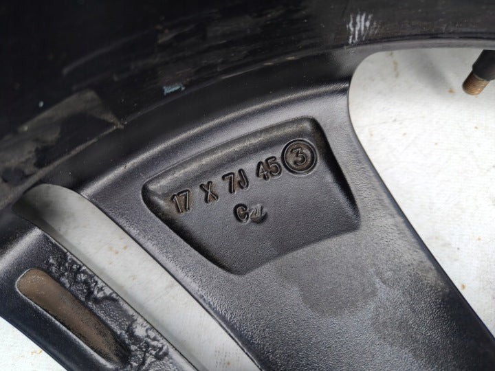 1x Alufelge 17 Zoll 7.0" 5x114.3 45ET Glanz Schwarz TBA17070 Honda Civic Ix FEL7041948435fe