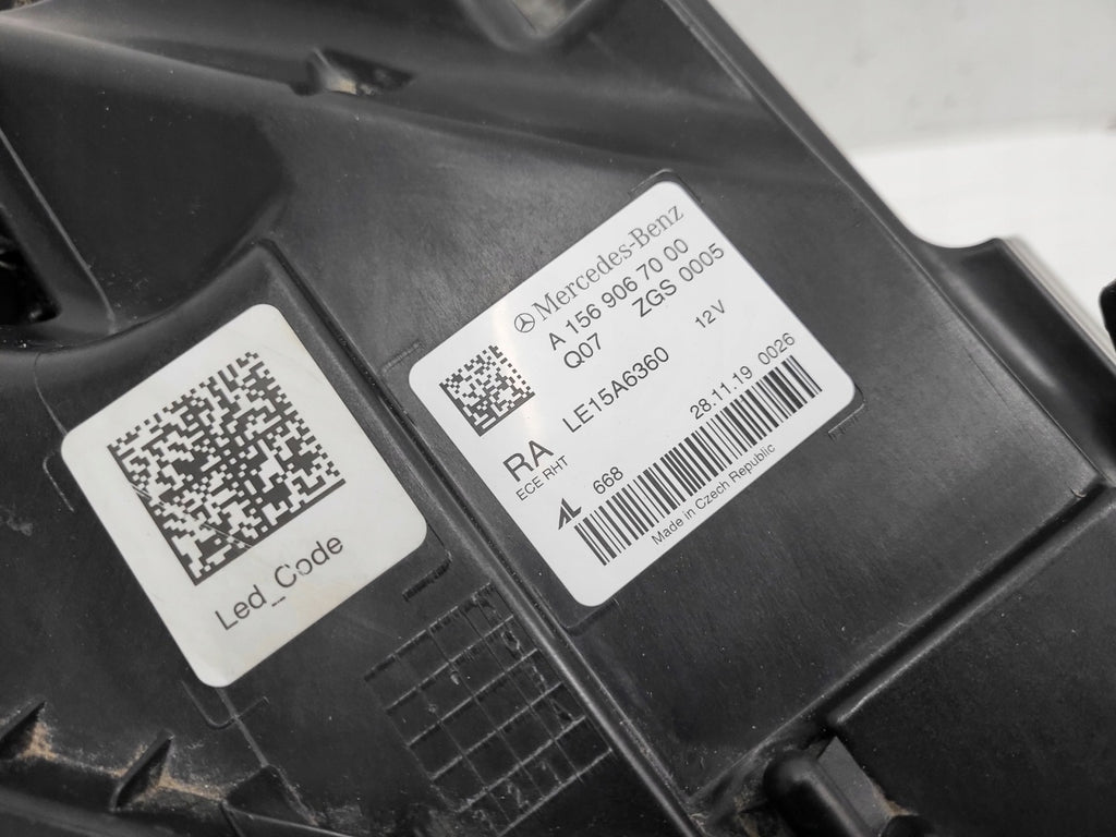 Frontscheinwerfer Mercedes-Benz Gla A1569067000 Full LED Rechts Headlight SCH6956672111eq
