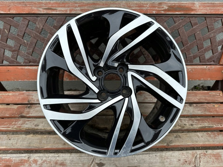 1x Alufelge 17 Zoll 7.5" 4x108 32ET Glanz Schwarz 9687802677 Citroën Ds4 FEL2546152351di