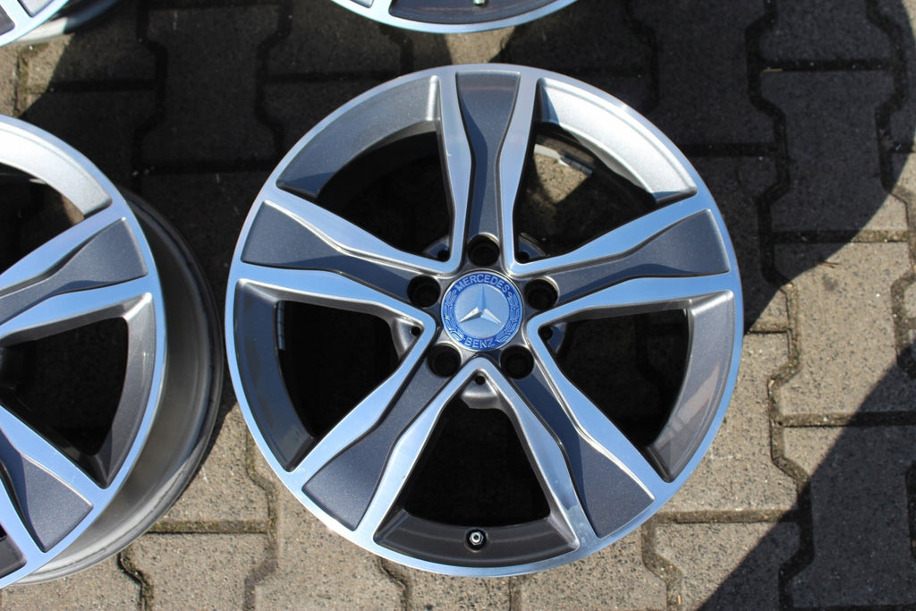 4x Alufelge 17 Zoll 7.0" 5x112 48 5ET A2054010800 Mercedes-Benz W205 Rim Wheel FEL3443254535gg