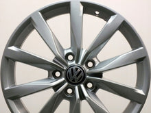 Load image into Gallery viewer, 1x Alufelge 17 Zoll 6.0&quot; 5x112 48ET Glanz Silber 5G0601025K Vw Rim Wheel