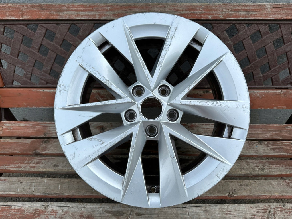 1x Alufelge 17 Zoll 7.0" 5x112 46ET Glanz Silber 5E3601025E Skoda Octavia Iv FEL9245483390wo