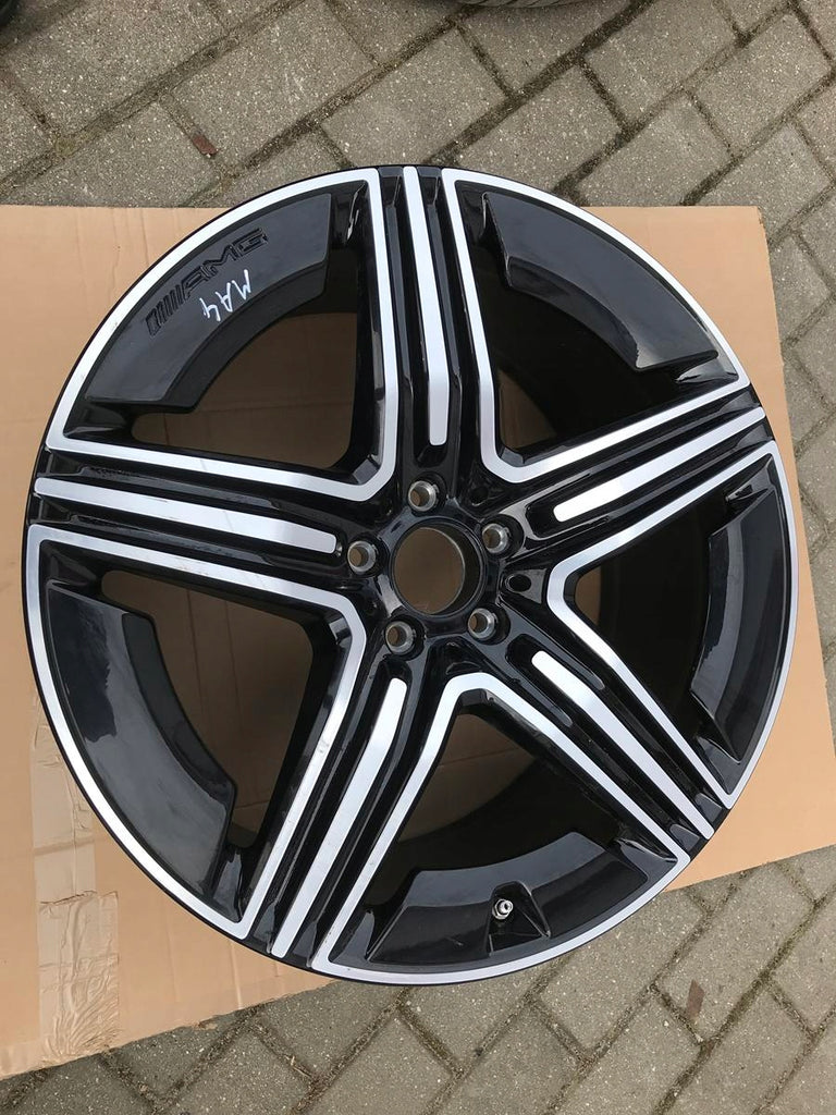 1x Alufelge 20 Zoll 9.5" 5x112 35ET Glanz A2544010700 Mercedes-Benz Glc Amg FEL1450030582xt