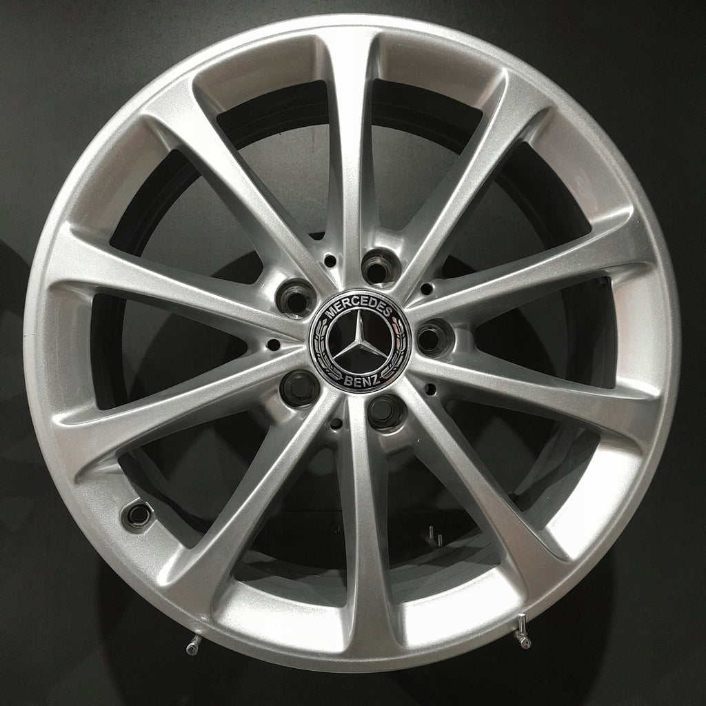4x Alufelge 17 Zoll 6.5" 5x112 44ET Glanz Silber A1774010300 Mercedes-Benz W177 FEL6285471864gi
