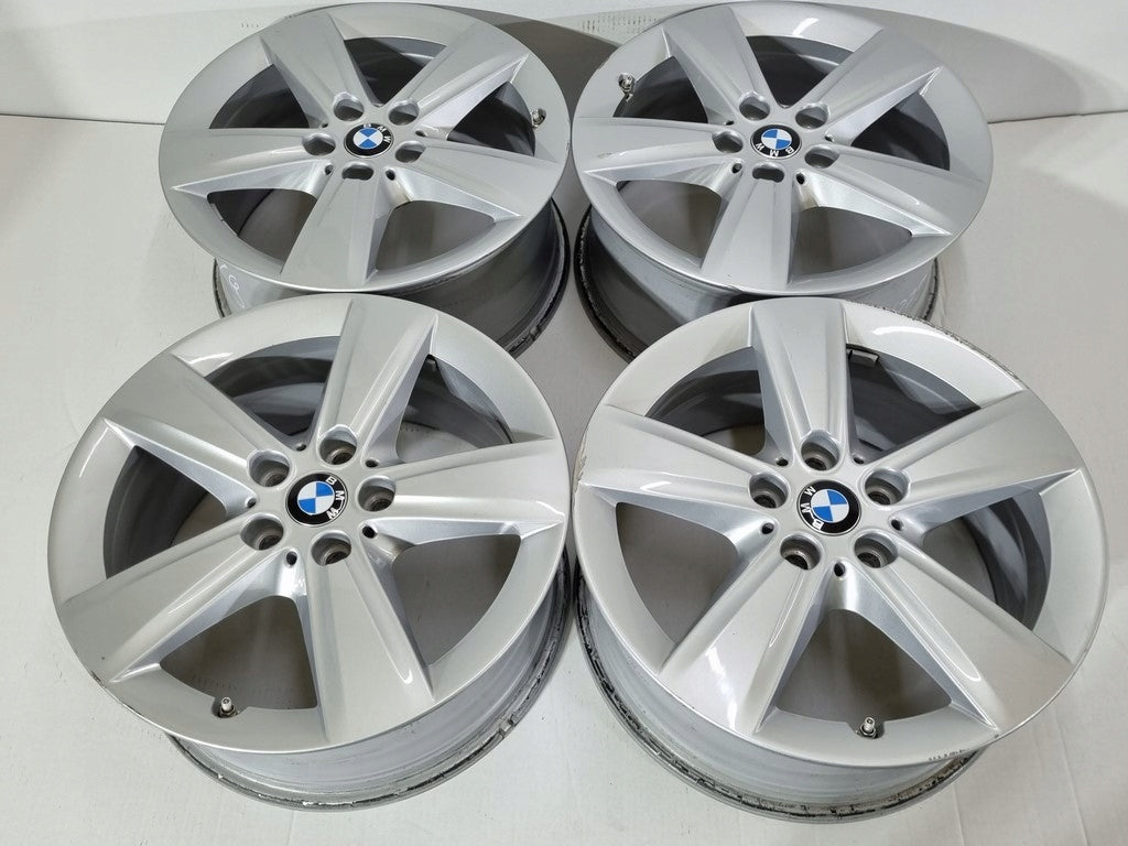 4x Alufelge 17 Zoll 7.5" 5x112 54ET Glanz Silber BMW6855087 BMW Rim Wheel FEL6443871140bd