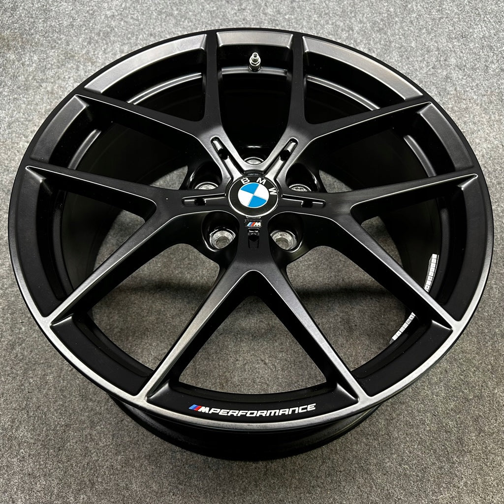 1x Alufelge 18 Zoll 8.0" 5x112 54ET Glanz Schwarz 8092354 BMW 2 F44 1 F40 FEL4553469451ai