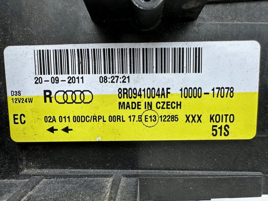 Frontscheinwerfer Audi Q5 8R0941004AF Xenon Rechts Scheinwerfer Headlight SCH7279108826xp
