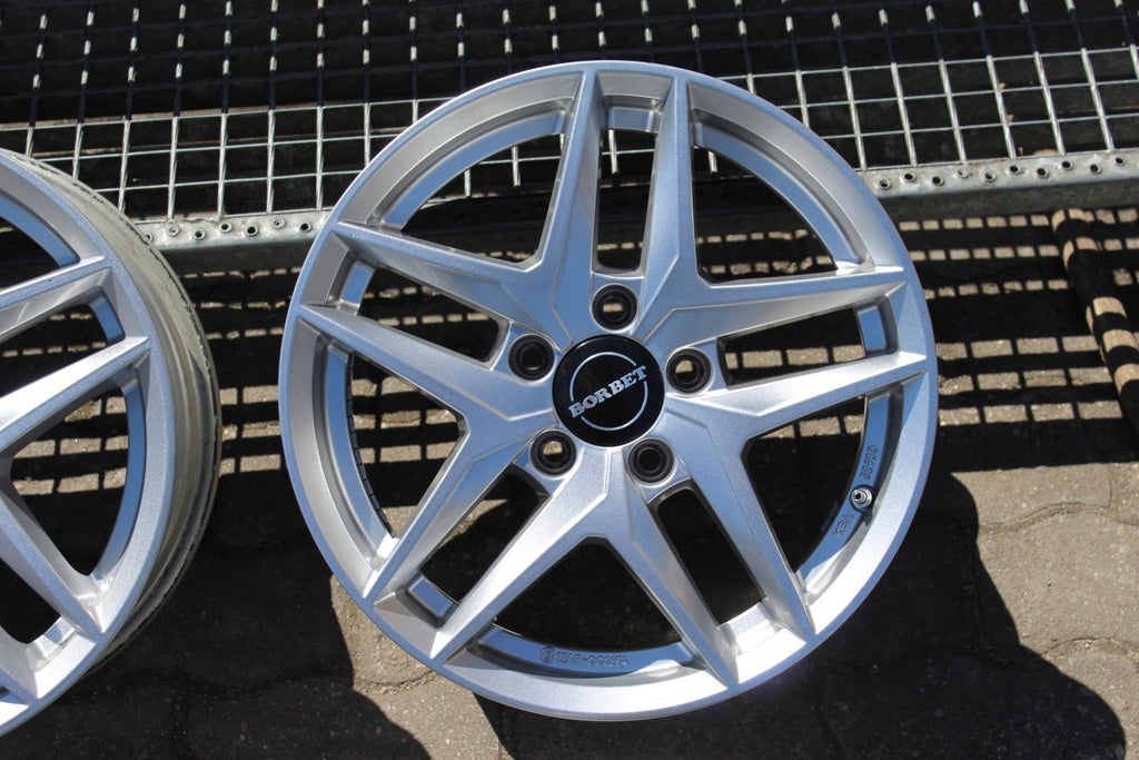 4x Alufelge 16 Zoll 6.5" 5x112 44ET Glanz Silber KBA-52930- Audi I Rim Wheel FEL6848884133ms