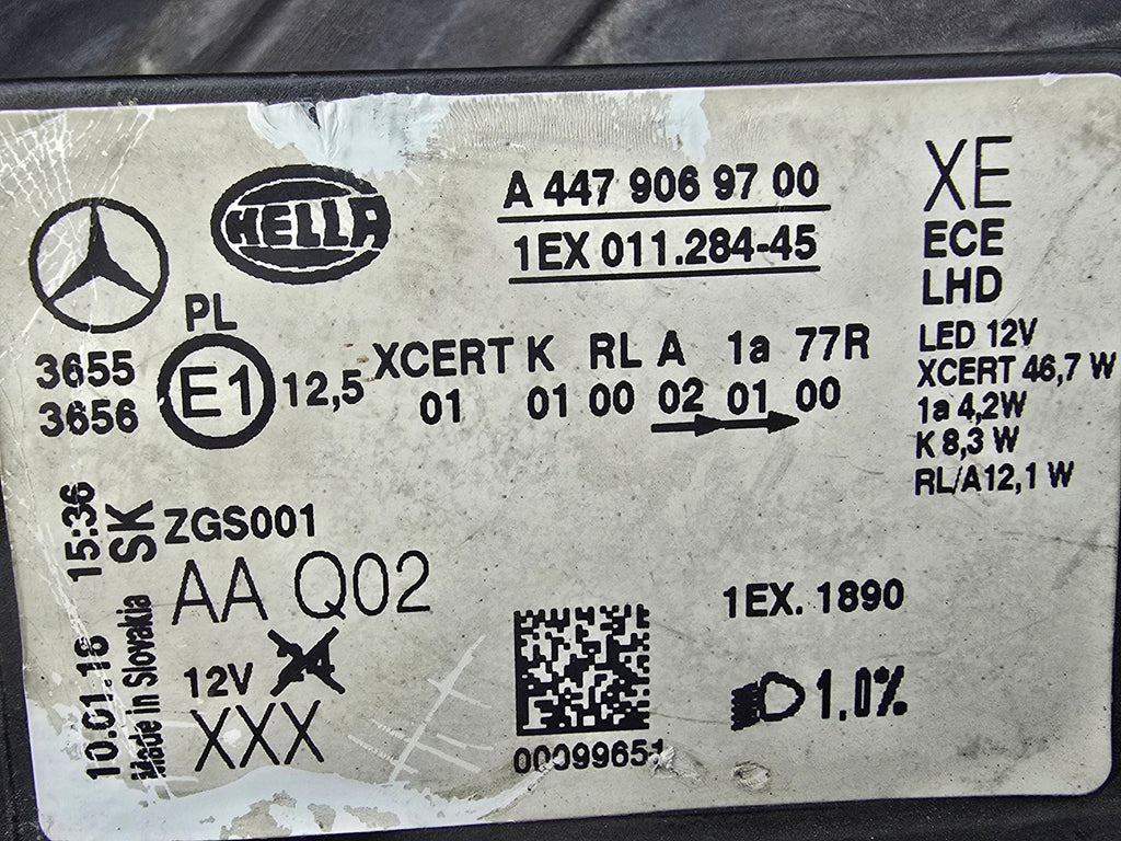 Frontscheinwerfer Mercedes-Benz Vito W447 A4479069700 Full LED Links Headlight SCH1038378444wd