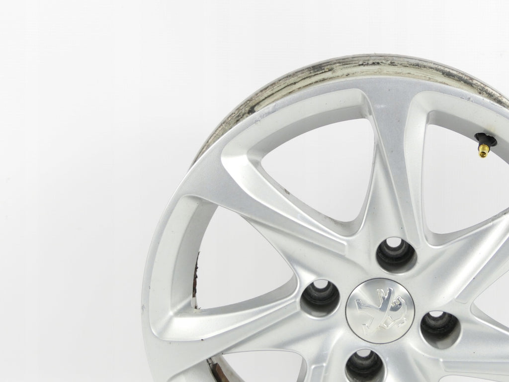 1x Alufelge 15 Zoll 6.0" 4x108 Schwarz 9673773577 Peugeot 208 Hatchback I FEL4406682360fu