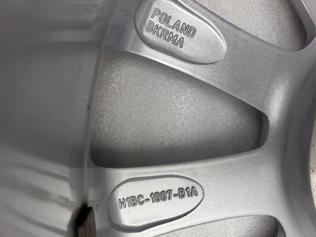 1x Alufelge 16 Zoll 6.5" 4x108 47 5ET Glanz Silber H1BC-1007-B1A Ford Fiesta I FEL7605075367md