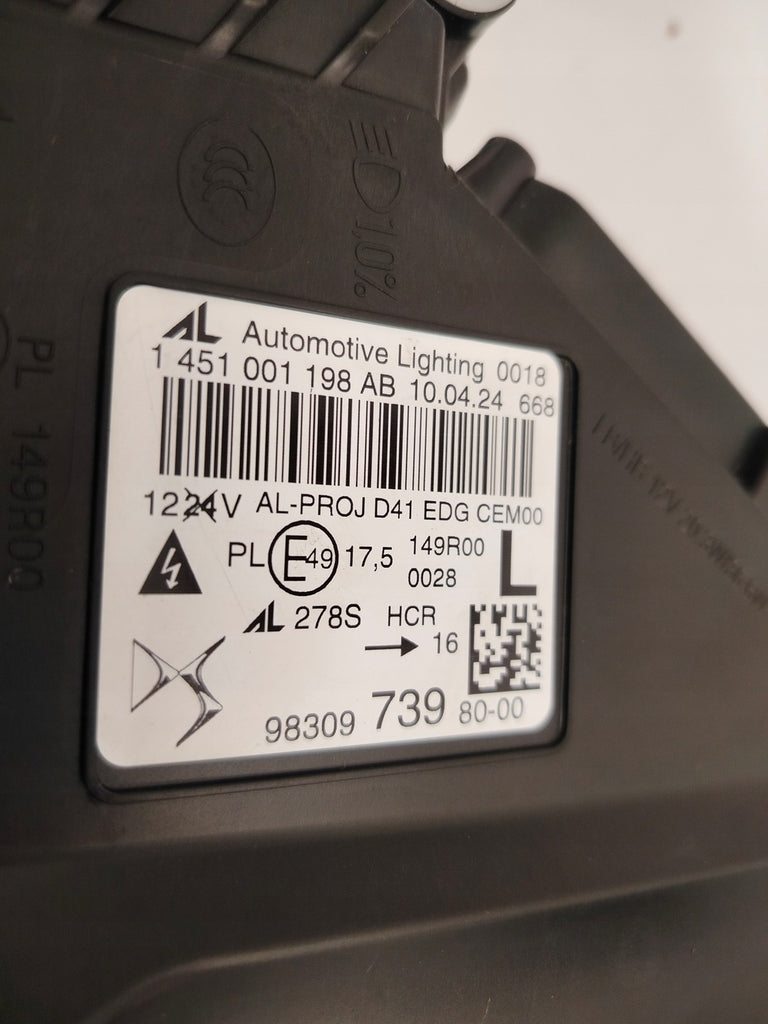 Frontscheinwerfer Citroën Ds4 9830973980 9851701080 LED Rechts oder Links