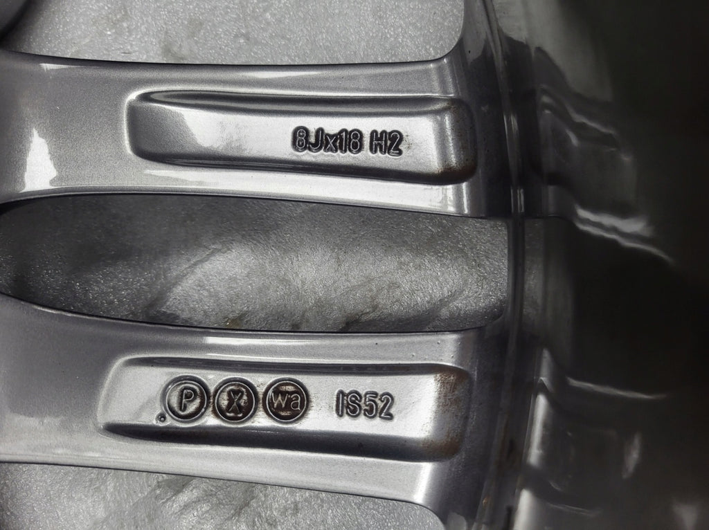1x Alufelge 18 Zoll 8.0" 5x120 52ET Glanz Grau 7852490 BMW 2 F22 1 F21 F23 F20 FEL9486419561zp