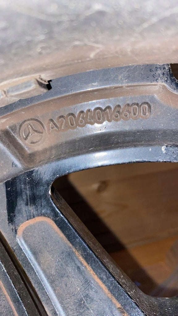 1x Alufelge 18 Zoll 9.0" 5x112 58ET Glanz Graphit A2064016600 Mercedes-Benz W206