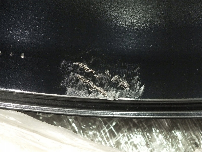 1x Alufelge 17 Zoll 7.5" 5x108 44ET Glanz Schwarz 9843281580 Opel Astra L