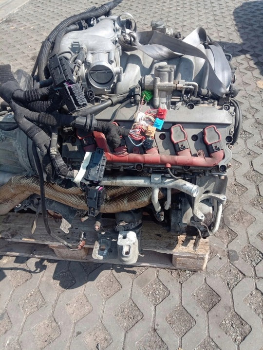 Motor Audi A8 4e2 4e8 BSM 5.2 FSI Benzin Engine Komplett MOT2825154221ek
