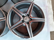 Laden Sie das Bild in den Galerie-Viewer, 4x Alufelge 18 Zoll 7.5" 5x112 44ET Glanz Grau Mercedes-Benz W205 A205 Mg FEL6188475705se