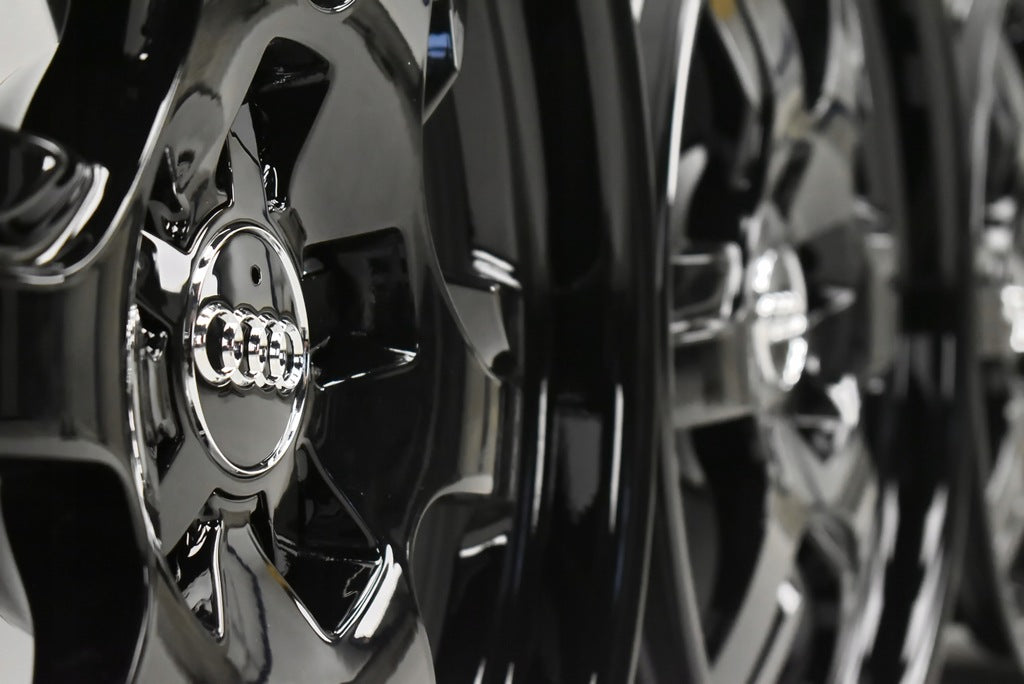 4x Alufelge 17 Zoll 7.5" 5x112 28ET Glanz Schwarz 8T0601025B Audi Rim Wheel FEL8486742110ip