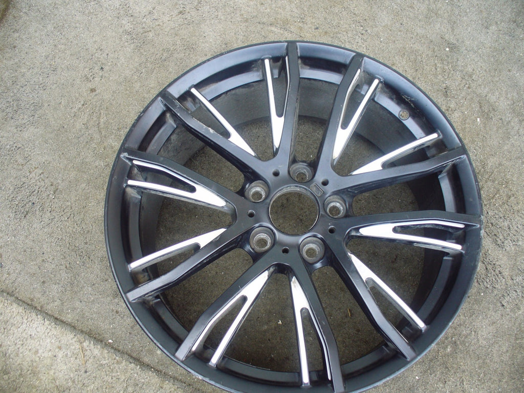 1x Alufelge 19 Zoll 8.0" 5x120 52ET Glanz Schwarz 6862773 BMW 1 F20 Rim Wheel FEL5610068814bi