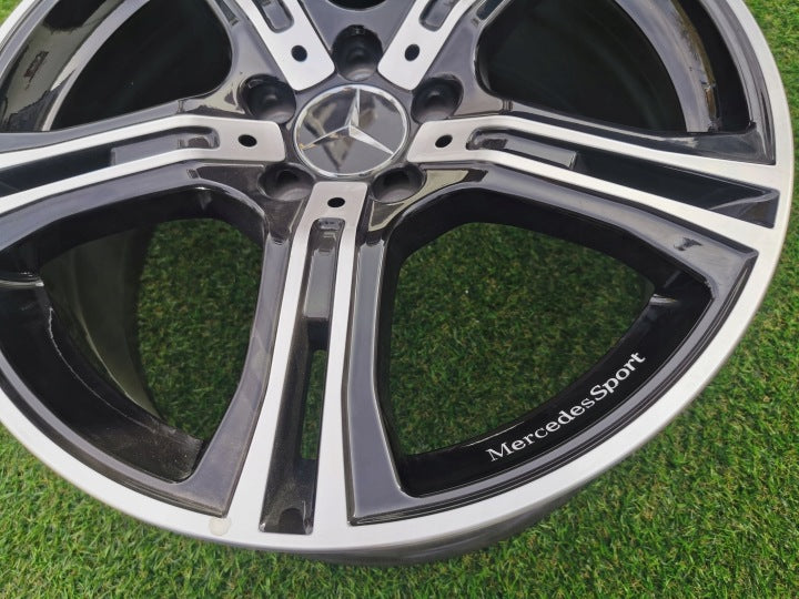 1x Alufelge 18 Zoll 8.0" 5x112 45ET Glanz Silber A2074011602 Mercedes-Benz Coupe FEL7306933697gg