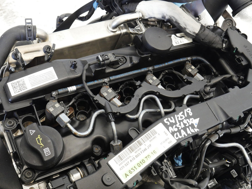 Motor Mercedes-Benz W176 W246 651930 2.2 CDI 102TKm 2013 Diesel Unkomplett