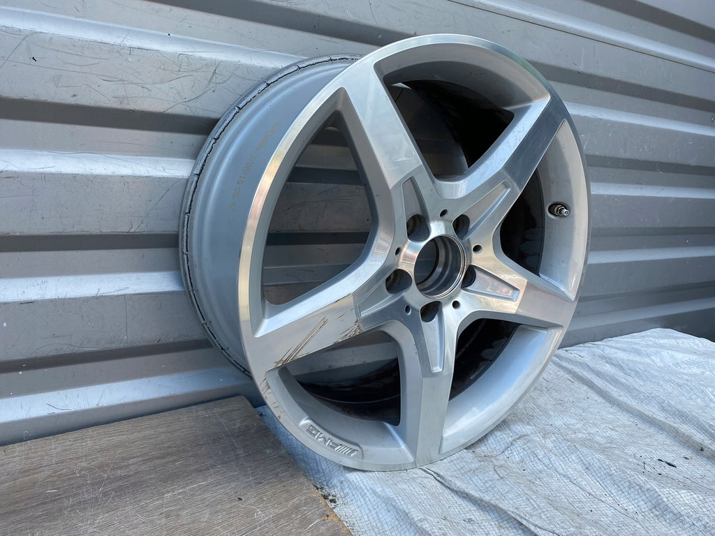 1x Alufelge 18 Zoll 7.5" 5x112 42ET Glanz Silber A1724012602 Mercedes-Benz Slk