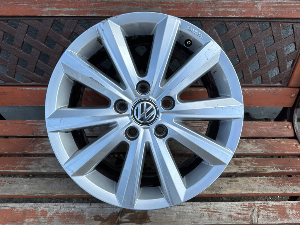 1x Alufelge 17 Zoll 7.0" 5x120 55ET Glanz Silber 7E0071497 447AE556 VW Multivan FEL3511401228cd