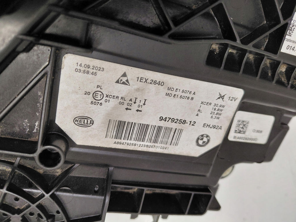 Frontscheinwerfer BMW G30 9479258-12 LED Rechts Scheinwerfer Headlight SCH7881613409sm