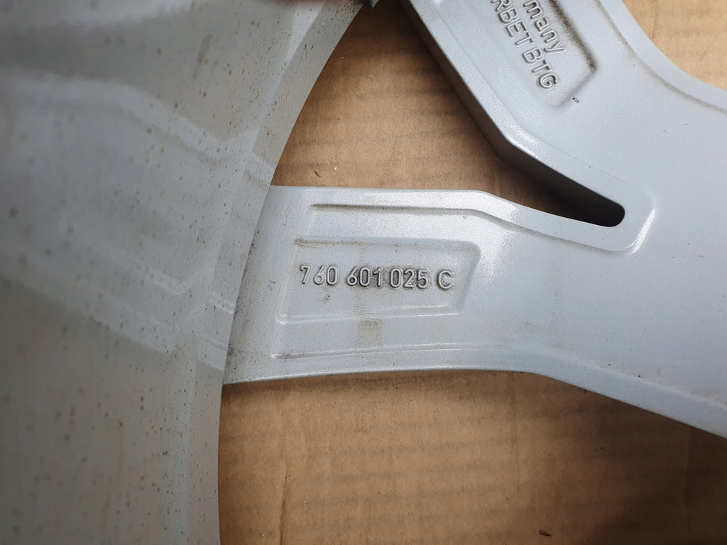 4x Alufelge 20 Zoll 9.0" 5x112 33ET Glanz Silber 760601025 VW Touareg Rim Wheel FEL3885024077dh