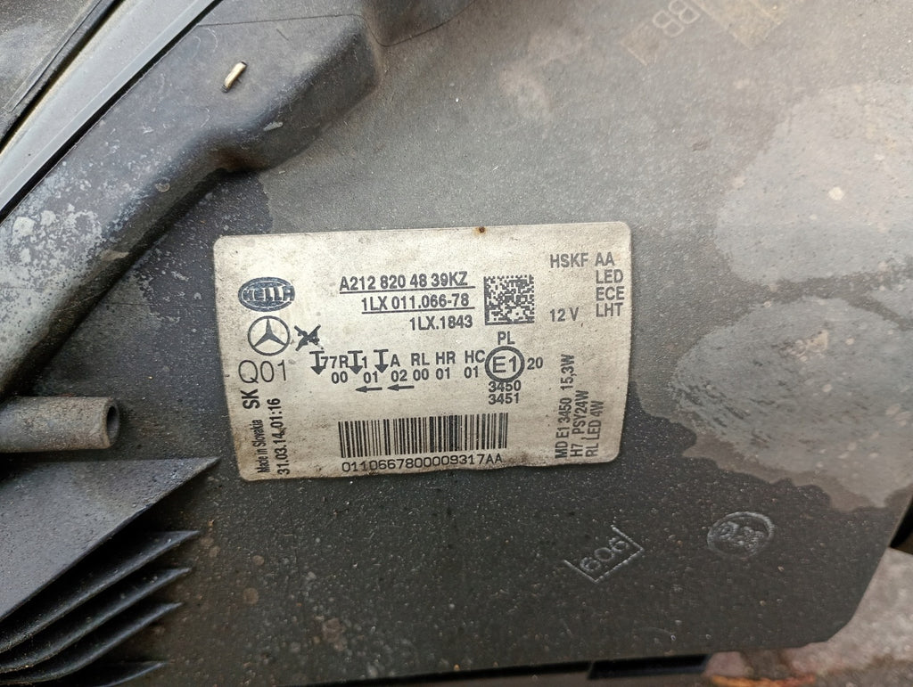 Frontscheinwerfer Mercedes-Benz W212 A2128204839KZ Rechts Scheinwerfer Headlight SCH7995779983ic