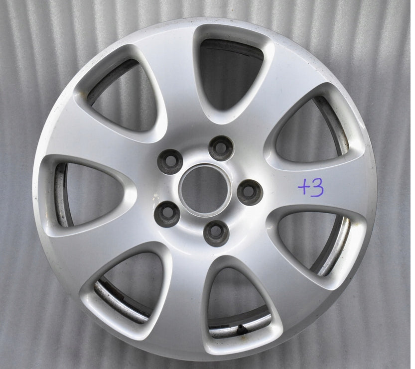 1x Alufelge 18 Zoll 7.5" 5x112 53ET Glanz Silber 4L0601025E Audi Q7 Rim Wheel