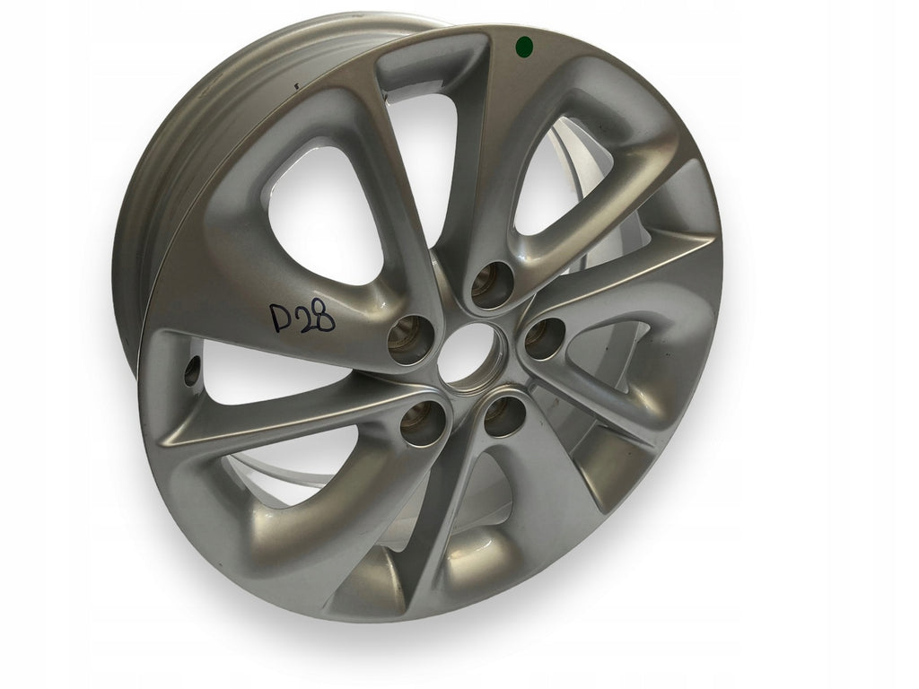 1x Alufelge 16 Zoll 6.5" 5x114.3 47ET Glanz 403005020 Renault Megane 1 Scenic