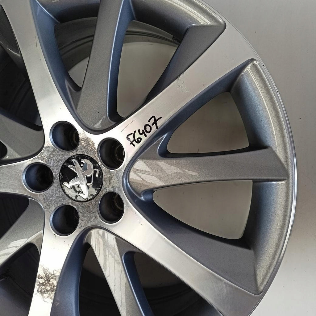 1x Alufelge 18 Zoll 7.5" 5x108 49ET Glanz Grau 9671402380 Peugeot 508 Rim Wheel FEL7887370692nl