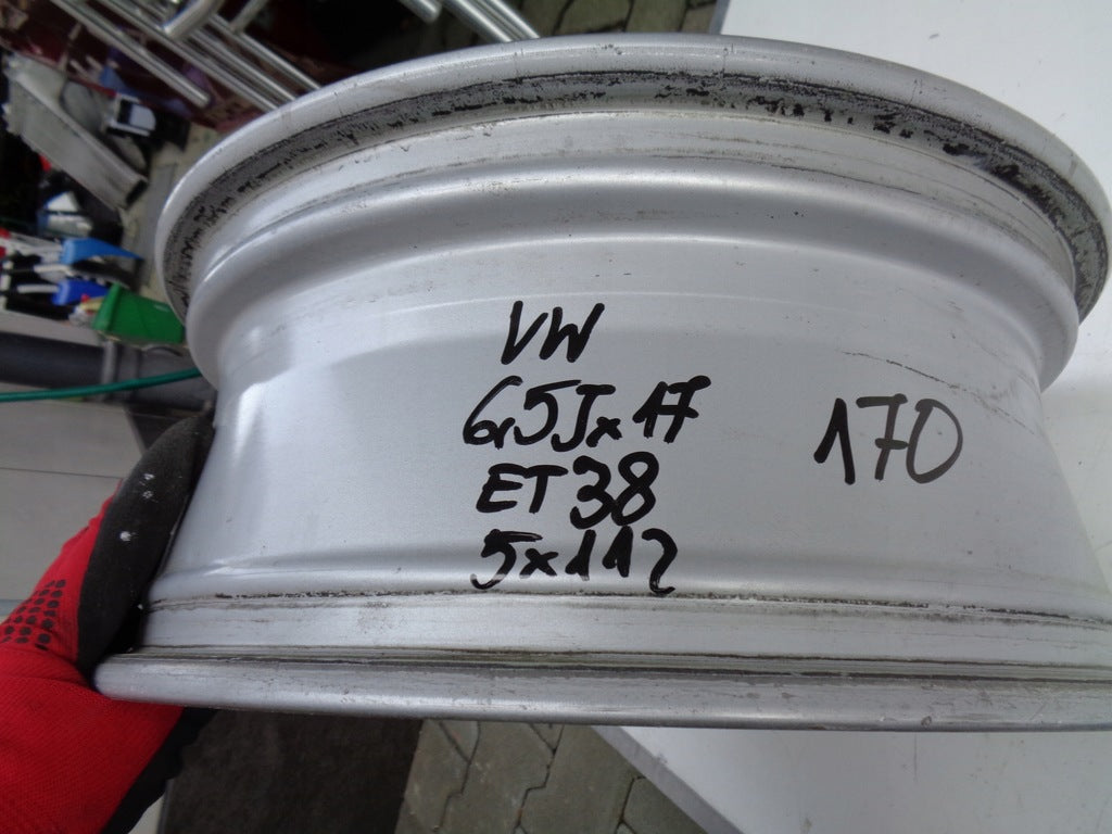 1x Alufelge 17 Zoll 6.5" 5x112 38ET 5NA071497 Vw Rim Wheel FEL8644656816xw