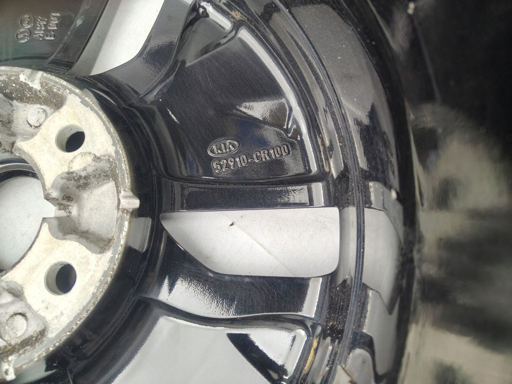 1x Alufelge 16 Zoll 6.5" 5x114.3 50ET Glanz Schwarz 52910-CR100 Kia Proceed FEL2814771596iu