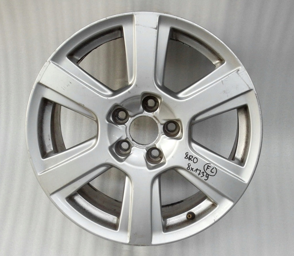 1x Alufelge 17 Zoll 8.0" 5x112 39ET Glanz Silber 8R0601025 Audi Q5 Rim Wheel FEL8898616118wz