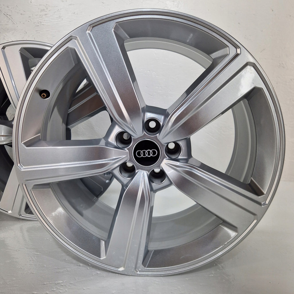 4x Alufelge 20 Zoll 9.0" 5x112 38ET Glanz Silber 4KE601025S Audi Rim Wheel FEL1130831414tx