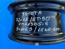 Load image into Gallery viewer, 1x Alufelge 18 Zoll 7.0" 5x114.3 50ET CMS1305 Toyota Rim Wheel FEL3221297380wp