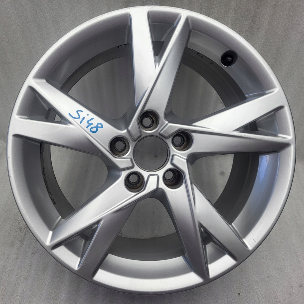 1x Alufelge 17 Zoll 7.5" 5x112 38ET Glanz Silber 8W0601025K Audi A4 Rim Wheel FEL1185051948cn