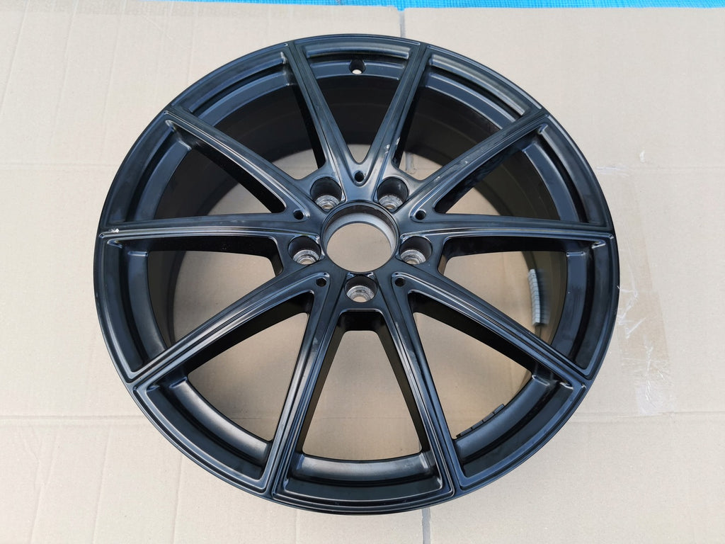 1x Alufelge 18 Zoll 6.5" 5x112 44ET Matt Schwarz A2474012600 Mercedes-Benz W247