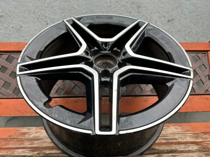 1x Alufelge 18 Zoll 8.5" 5x112 49ET A2054019600 Mercedes-Benz W205 Rim Wheel FEL4049376327rk
