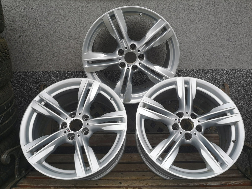 1x Alufelge 19 Zoll 9.0" 5x112 37ET Glanz Silber 7846786 BMW X5 E70 F15 F16 FEL7052850621vx